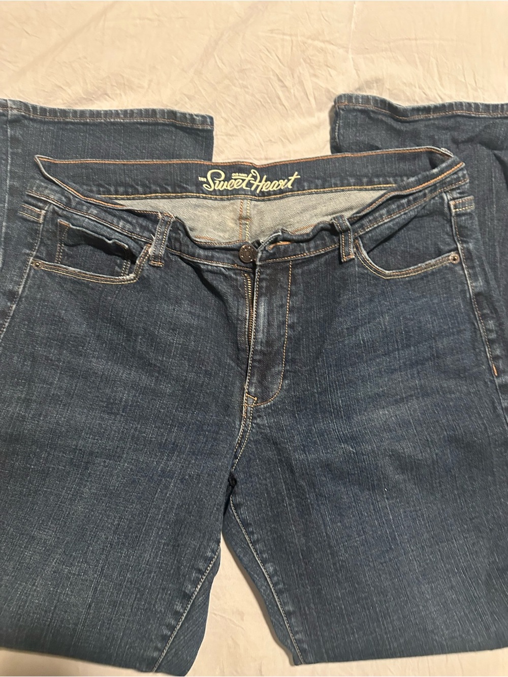 Old Navy Sweetheart Blue Bootcut Jeans 12 Short